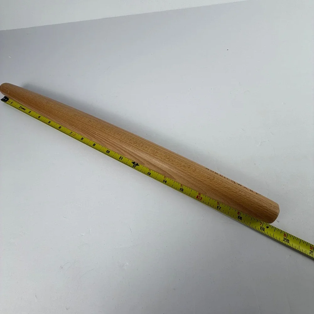 Nordic Ware French Rolling Pin Natural Beechwood 19 Inch Tapered Baker Tool